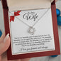 TO MY WIFE | YOU'RE MY FAVORITE  LOVE KNOT NECKLACE