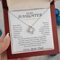 Beautiful Gift For Daughter From Dad - "Never Forget That I Love You" Necklace