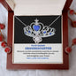 My Badass Granddaughter | Crowned | Love Knot Necklace