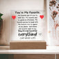 To Husband | You're My Favorite | From Wife