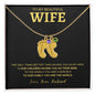 Wife - Only Thing Better - Custom Baby Feet Necklace with Birthstone Black Back W/Gold