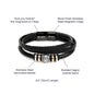 Amazing Son - Men's Forever Love Bracelet From Mom