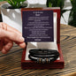 Amazing Son - Men's Forever Love Bracelet From Mom