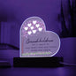 Personalized  Grandchildren's Names Heart Acrylic Plaque 💖
