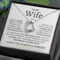 Wife- My Missing Piece Forever Love Necklace (Personalized)