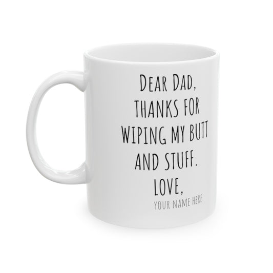 Dear Dad Personalized 11oz. Mug