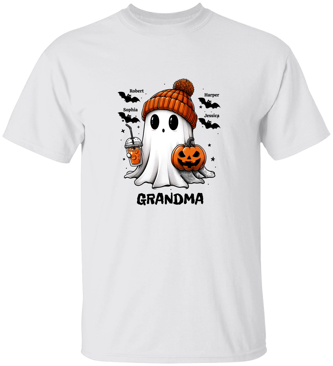 Personalized Fall Halloween Ghost Unisex Shirt