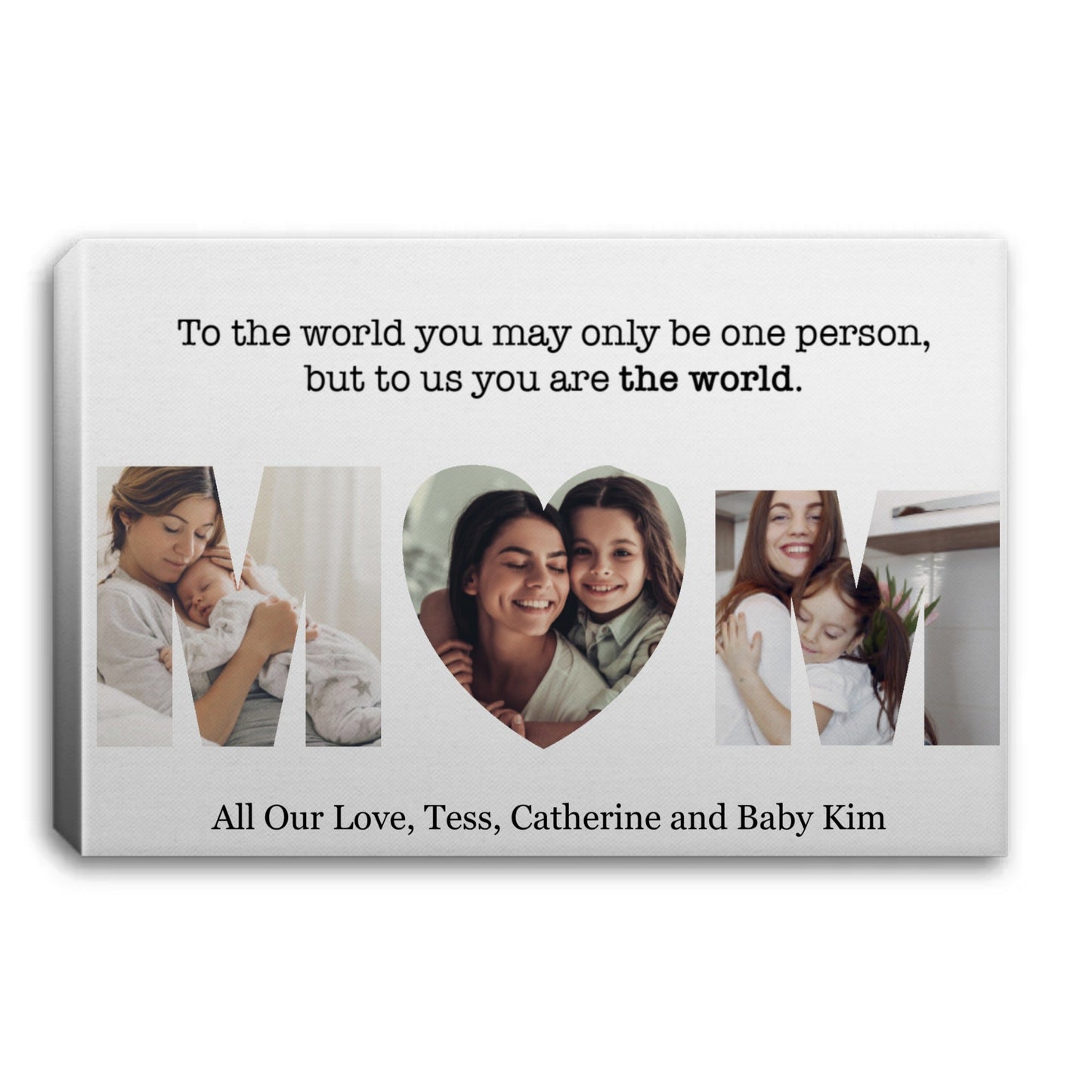 Personalized Mom Photo Canvas