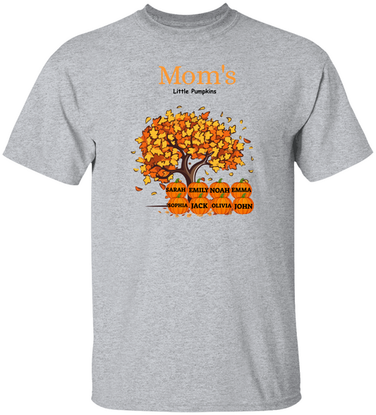 Personalized Fall Little Pumpkins Tshirt