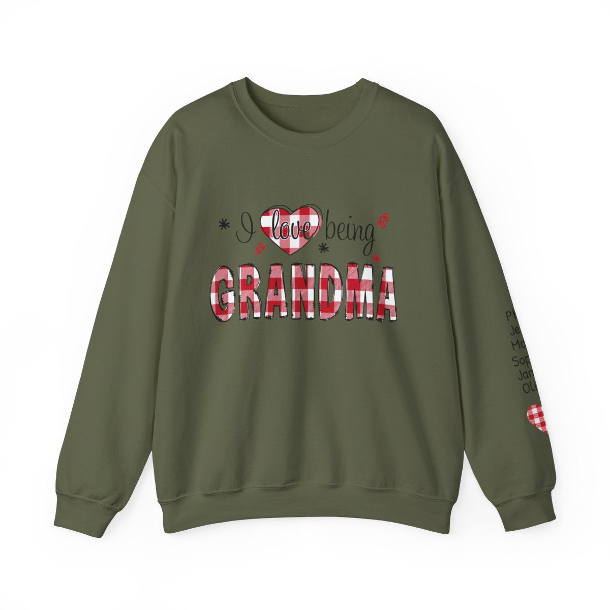 Custom 'I Love Being Gigi' Sweatshirt - Christmas & Valentines for Grandmothers - Personalized Names - Cozy Holiday Shirt