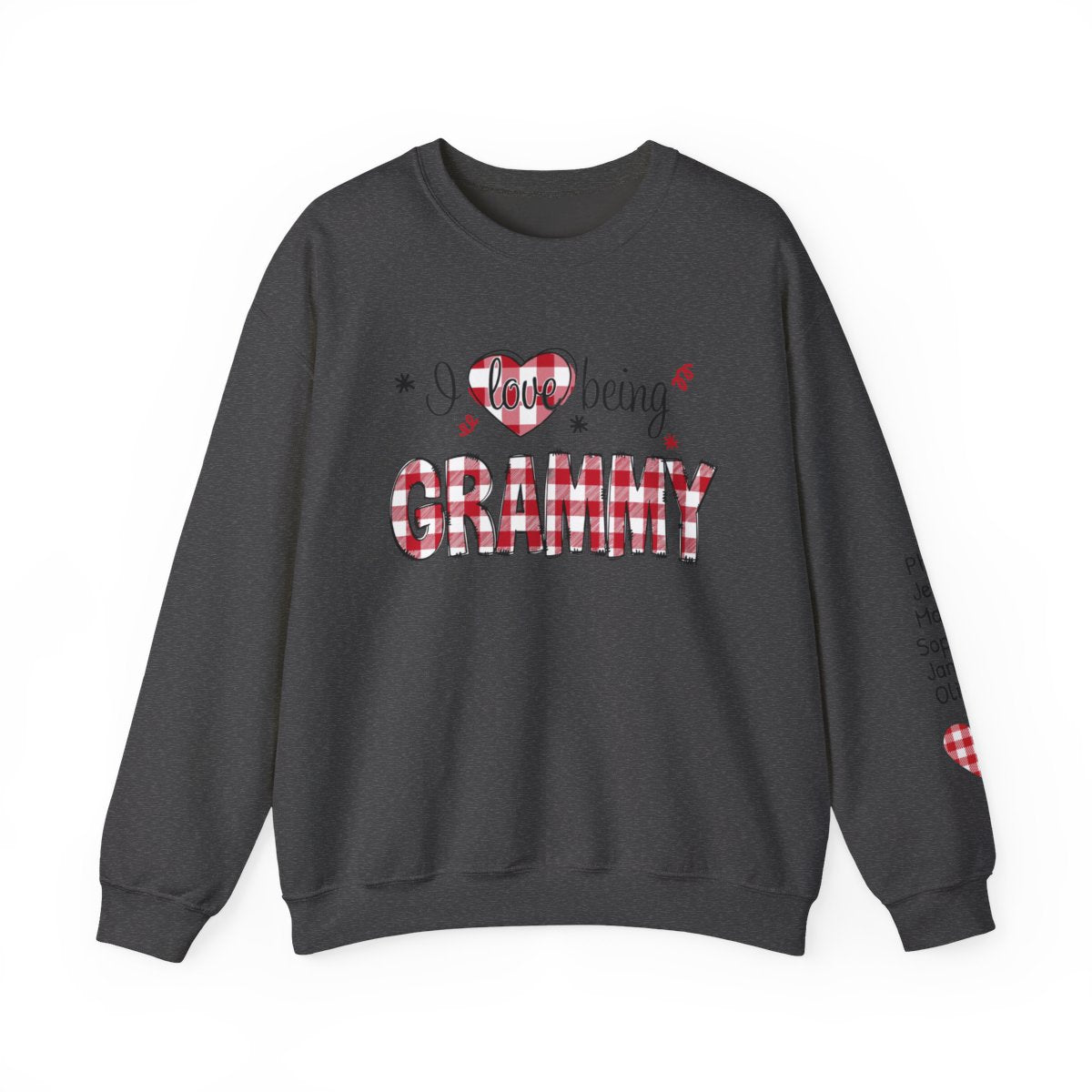 Custom 'I Love Being Gigi' Sweatshirt - Christmas & Valentines for Grandmothers - Personalized Names - Cozy Holiday Shirt