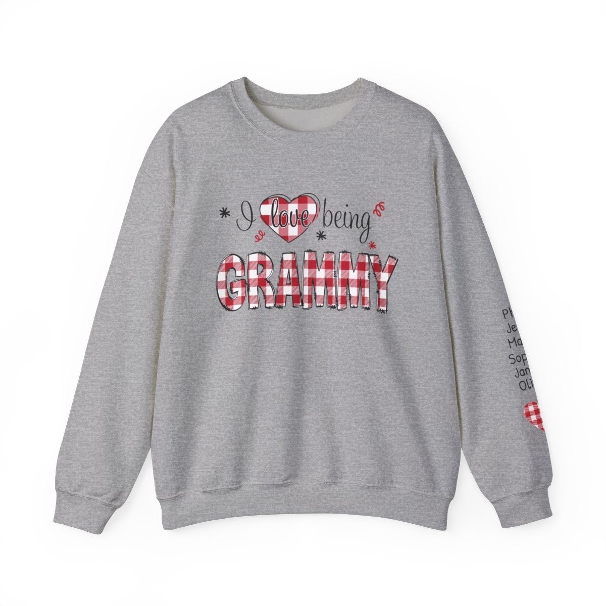 Custom 'I Love Being Gigi' Sweatshirt - Christmas & Valentines for Grandmothers - Personalized Names - Cozy Holiday Shirt