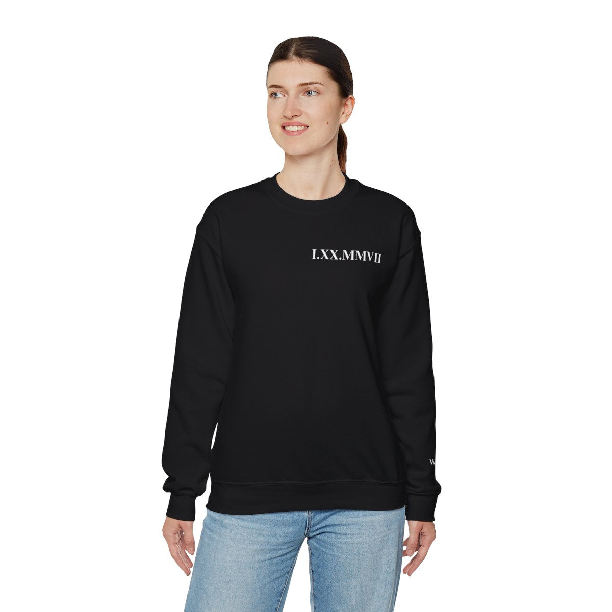 Roman Numeral Anniversary Couple Sweatshirt